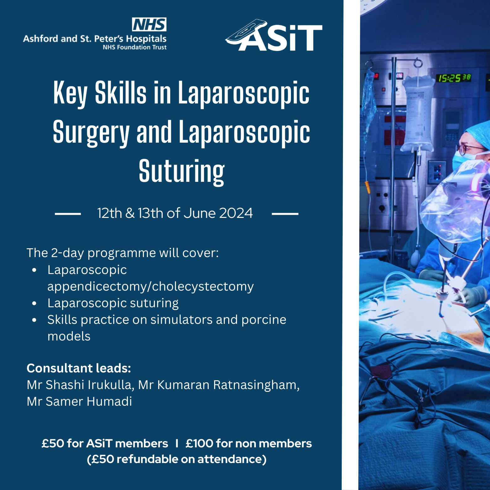 Key Skills in Laparoscopic Surgery and Laparoscopic Suturing